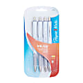 Paper Mate® InkJoy™ 700RT Retractable Ballpoint Pens, Medium Point, 1.0 mm, White Barrels, Blue Ink, Pack Of 4 1 thumbnail image