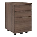 Ameriwood™ Home AX1 3-Piece Executive Desk And Mobile File Set, Medium Brown