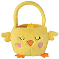 Amscan Chick Plush Easter Baskets, 6"H x 10"W x 10"D, Yellow, Pack Of 2 Baskets 1 thumbnail image