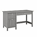 Bush Furniture Broadview 54"W Computer Desk with Drawers, Modern Gray, Standard Delivery 1 thumbnail image