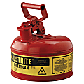 Justrite® Type I Safety Can For Flammables, 1 Gallon, Red 1 thumbnail image