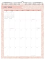Office Depot® Brand Monthly Academic Wall Calendar, Letter-Size, Delicate Swirls, July 2022 To June 2023