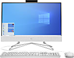 HP 22-dd0010 All-In-One Desktop PC, 21.5" Screen, AMD Athlon™ Silver, 4GB Memory, 256GB Solid State Drive, Windows® 10 Home, 9ED50AA#ABA