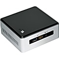 Intel NUC5I7RYHR Desktop Computer - Intel Core i7 (5th Gen) i7-5557U 3.10 GHz DDR3L SDRAM - Mini PC - Silver, Black 1 thumbnail image