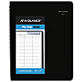 AT-A-GLANCE® DayMinder® 2026 Four Person Daily Appointment Book, Black, Large, 8" x 11" 1 thumbnail image