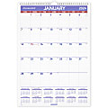 2024 AT-A-GLANCE® Erasable Monthly Wall Calendar, 12" x 17", January to December 2024, PMLM0228
