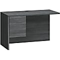 HON® 10500 48" Left Desk Return, Gray 1 thumbnail image