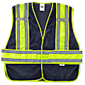 Ergodyne GloWear Safety Vest, 2-Tone Expandable, X-Large/XX-Large, Navy