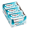 Trident® White Wintergreen Sugar-Free Gum, 16 Pieces Per Pack, Box Of 9 Packs