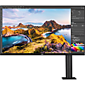 LG UltraFine 31.5" 4K UHD LED LCD Monitor - 16:9 - Textured Black - 32" Class - In-plane Switching (IPS) Technology - 3840 x 2160 - 1.07 Billion Colors - FreeSync - 380 Nit Typical, 380 Nit Peak - 5 ms - HDMI - DisplayPort