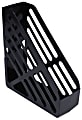 Deflecto Antimicrobial Jumbo Magazine File, 12-1/16”H x 4”W x 10-7/16”D, Black 1 thumbnail image
