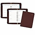 AT-A-GLANCE® Weekly/Monthly Faux Leather Fashion Starter Set Planner, 5 1/2" x 8 1/2", Merlot 1 thumbnail image