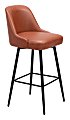 Zuo Keppel Swivel Barstool, Brown 1 thumbnail image
