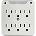Stanley Surge Pro 33208 6-Outlet Surge-Suppression Night-Light Wall Tap, White
