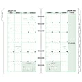 Day-Timer® Monthly Planner Refill, 3 3/4" x 6 3/4", January To December 2019