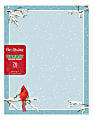 Geo Studios Holiday-Themed Letterhead Paper, Cardinal, 8-1/2" x 11", Pack Of 70 Sheets 1 thumbnail image