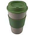 Hogar Ideal Plastic Reusable Coffee Mug with Silicone Lid, 16 Oz, Multicolor 1 thumbnail image