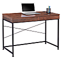 Realspace® 44"W Valdi Computer Desk, Brown