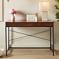 Realspace® 44"W Valdi Computer Desk, Brown 1 thumbnail image
