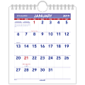 AT-A-GLANCE® Mini Monthly Wall Calendar, 6 1/2" x 7 1/2", January To December 2019