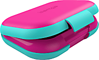 Bentgo Kids Chill Lunch Box, 2"H x 6-1/2"W x 9"D, Fuchsia/Teal 1 thumbnail image