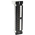 Eaton Tripp Lite Series Cat6 Wall-Mount 12-Port Patch Panel - PoE+ Compliant, 110/Krone, 568A/B, RJ45 Ethernet, TAA - N250P12 1 thumbnail image