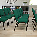 Flash Furniture HERCULES Series Stacking Church Chair, Green/Goldvein 1 thumbnail image