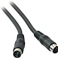 C2G 6ft Value Series S-Video Cable - mini-DIN Male - mini-DIN Male - 6ft - Black