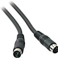 C2G 6ft Value Series S-Video Cable - mini-DIN Male - mini-DIN Male - 6ft - Black 1 thumbnail image