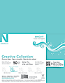 Neenah® Creative Collection™ Specialty Paper, Sea Glass, Letter (8.5" x 11"), 50 Sheets Per Pack, 32 Lb, 94 Brightness, FSC® Certified 1 thumbnail image