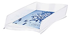 CEP Ellypse Letter Tray, 10-13/16" x ", White 1 thumbnail image