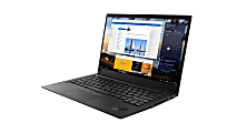 Lenovo® ThinkPad X1 Carbon Ultrabook Laptop, 14" Touch Screen, Intel® Core™ i7, 16GB Memory, 512GB Solid State Drive, Windows® 10 Pro, 20KH002JUS 1 thumbnail image