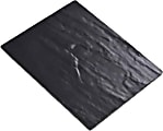 American Metalcraft Melamine Platters, 13" x 21-1/2", Black, Case Of 6 Platters