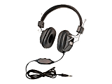 Califone 1534BK - Headphones - full size - wired - 3.5 mm jack (pack of 10)