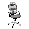 OFM Core Collection Model 540 Ergo Mesh High-Back Chair With Headrest, Gray, Black/Chrome 1 thumbnail image