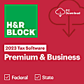 H&R Block Tax Software Premium & Business, 2023, 1-Year Subscription, Windows® Compatible, ESD 1 thumbnail image