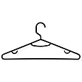 Honey Can Do Plastic Hangers, Black, Pack Of 15 Hangers 1 thumbnail image