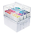 Deflecto Expandable Marker Accordion, 8-1/2”H x 8-5/8”W x 7-1/2”D, White/Clear 1 thumbnail image