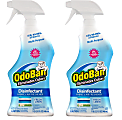 OdoBan Odor Eliminator Disinfectant Spray, Fresh Linen Scent, 32 Oz, Pack Of 2 Bottles