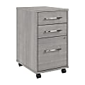 Bush Business Furniture Hustle 3-Drawer Mobile File Cabinet, Platinum Gray, Standard Delivery 1 thumbnail image
