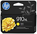 Original HP 910XL Yellow High-yield Ink Cartridge | For HP OfficeJet 8010, 8020 Series, HP OfficeJet Pro 8020, 8030 Series | Eligible for Instant Ink 1 thumbnail image