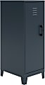 Hirsh SOHO Storage Locker Cabinet, 3-Shelf, 27-1/2”H x 14-1/4”W x 18”D, Black