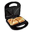Better Chef Sandwich Grill, 3-3/4"H x 9-1/4"W x 9"D, Black 1 thumbnail image