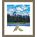 Amanti Art Rectangular Wood Picture Frame, 22” x 26" With Mat, Parisian Silver 1 thumbnail image