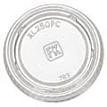 Fabri-Kal® Portion Cup Lids, For 1.5 Oz - 2.5 Oz Cups, Clear, Pack Of 2,500 Lids