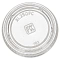 Fabri-Kal® Portion Cup Lids, For 1.5 Oz - 2.5 Oz Cups, Clear, Pack Of 2,500 Lids 1 thumbnail image
