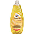 Genuine Joe Dish Detergent - For Pot - Concentrate - 38 fl oz (1.2 quart) - Lemon Scent - Heavy Duty, Durable, Long Lasting, Film-free - Yellow 1 thumbnail image
