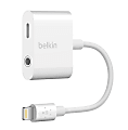 Belkin® Audio + Charge RockStar 3.5 mm Audio Lightning, White