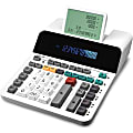 Sharp® EL-1901 Digital Printing Calculator, White