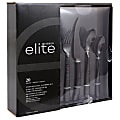 Gibson Elite Stonehenge 20-Piece Flatware Set, Black 1 thumbnail image